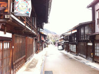 奈良井宿の街並みの画像005