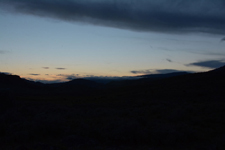 イエローストーン国立公園の夕焼けの画像001