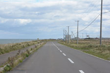 野付半島の道路の画像001